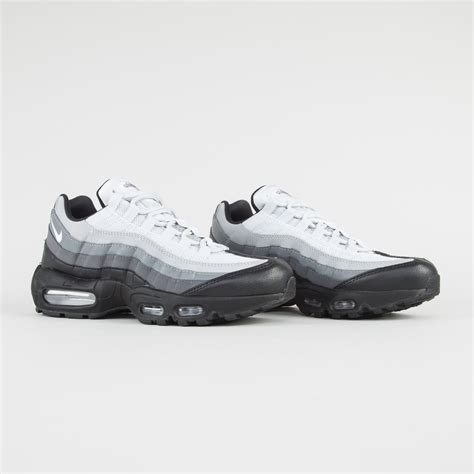 air max 95 gomma bianca e nere